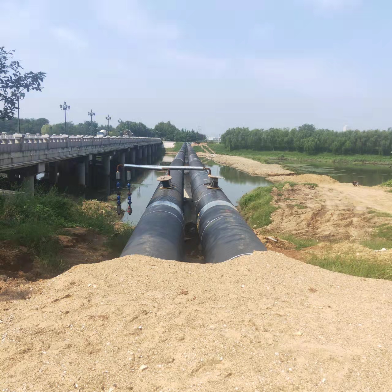 蒋湖农场输油管道清洗